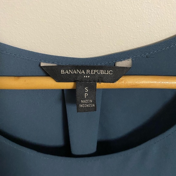Women's Banana Republic Blue Blouse Top Size S - Picture 3 of 5